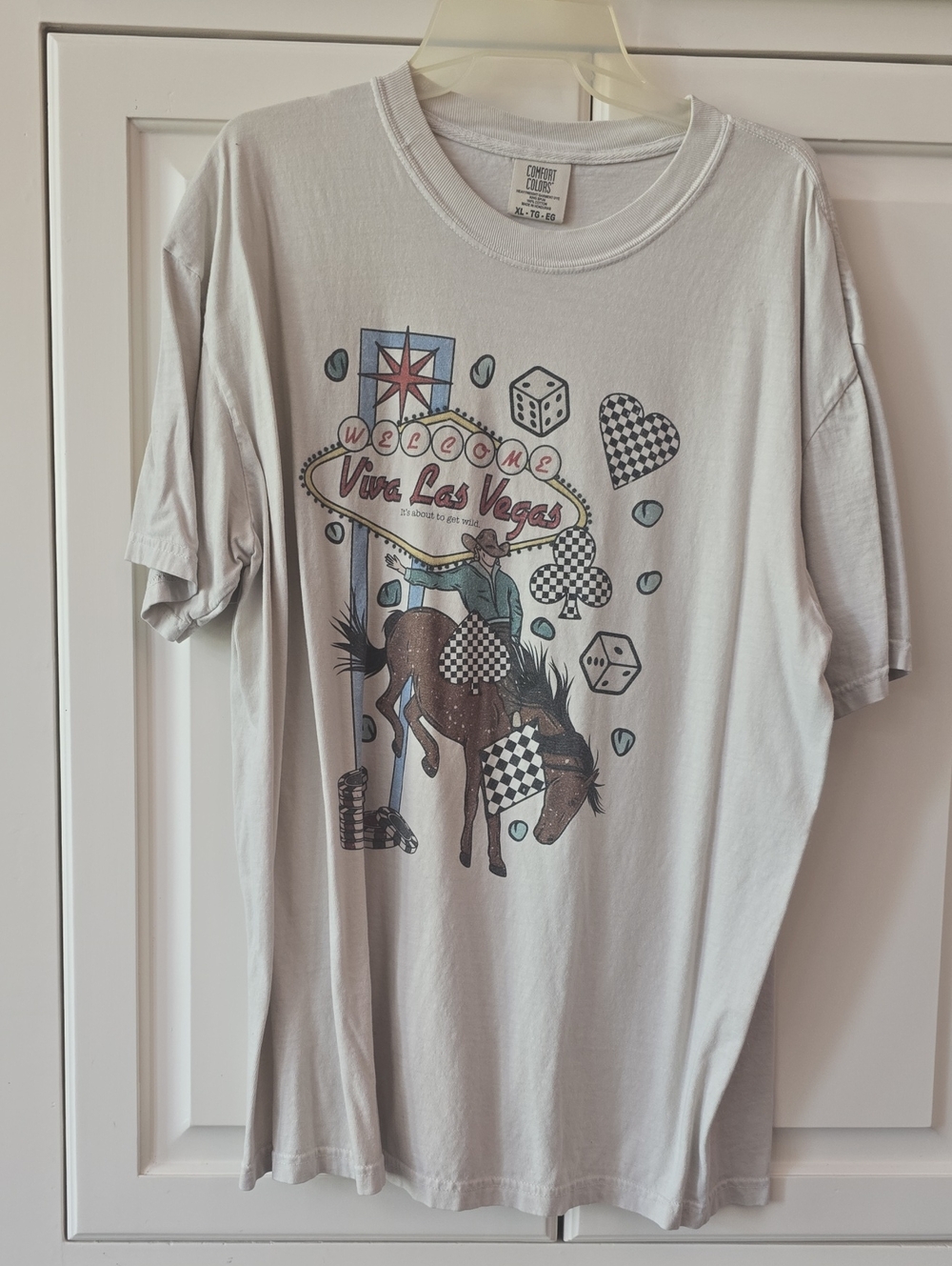 Viva Las Vegas Graphic Tee - Off White